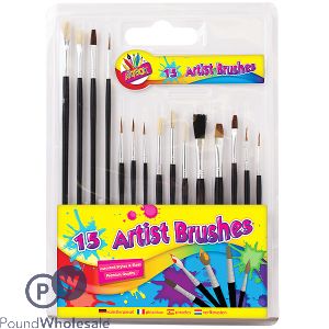 Artbox Assorted Artist Brushes 15 Pack