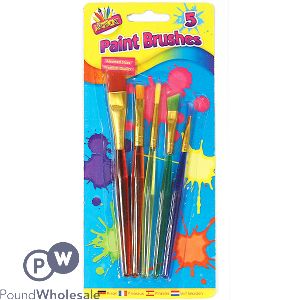 Artbox Assorted Premium Paint Brushes 5 Pack
