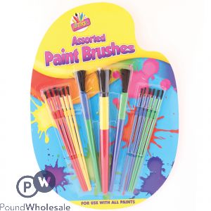 15 Assorted Paint Brushes