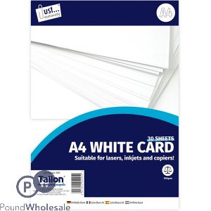 Just Stationery A4 White 150Gsm Printing Card 30 Sheets