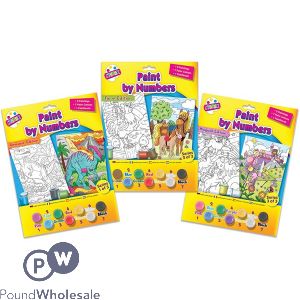 Artbox Junior Paint By Numbers Set Assorted