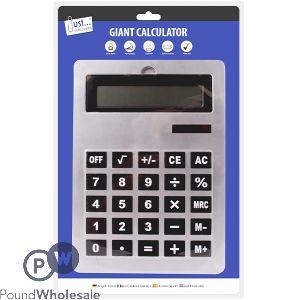 Just Stationery A4 Giant Calculator 210 X 295mm