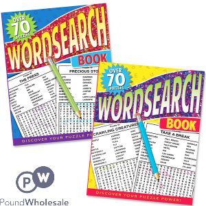 70 PUZZLE 80GSM WORD SEARCH BOOK ASSORTED