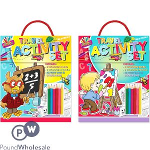 Artbox Children's Travel Activity Set Assorted