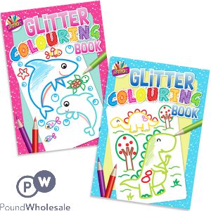 ARTBOX GLITTER COLOURING BOOK ASSORTED