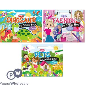 Artbox My Big Colouring Pad With Stickers Assorted