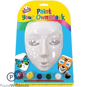 Artbox Paint Your Own Mask With Six Paints & Brush Set