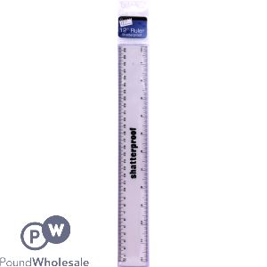 12” Ruler Shatterproof