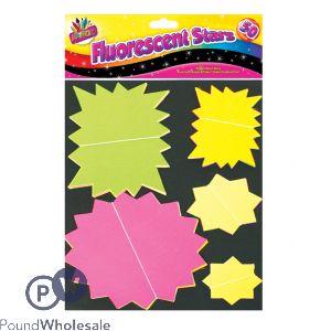 50 Flourescent Stars (Assorted)