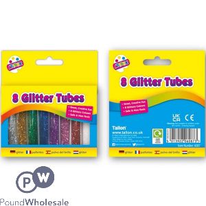 Artbox Glitter Tubes Assorted Colours 8 Pack