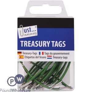 Just Stationery Treasury Tags 20 X 55mm