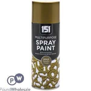 151 Multipurpose Spray Paint Metallic Gold 400ml