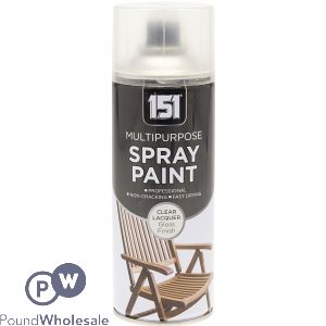 151 Multipurpose Spray Paint Clear Lacquer 400ml