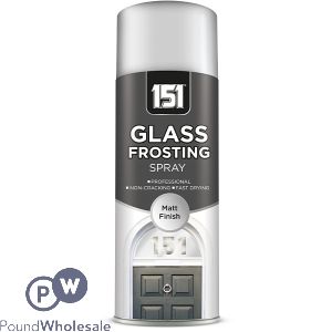 151 GLASS FROSTING MATT SPRAY PAINT 400ML