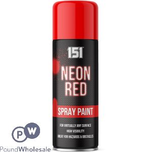 151 Neon Red Spray Paint 400ml