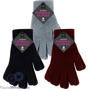 Farley Mill Extra Warm Women's Thermal Gloves Assorted Colours