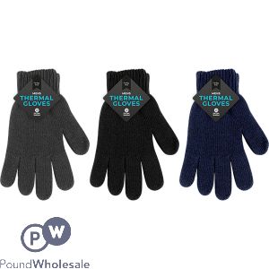 Farley Mill Extra Warm Men's Thermal Gloves Assorted Colours