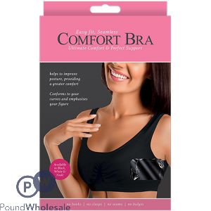 Comfort Assorted Size Black Bra
