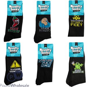Farley Mill Men&#039;s Size 6-11 Novelty Socks Assorted