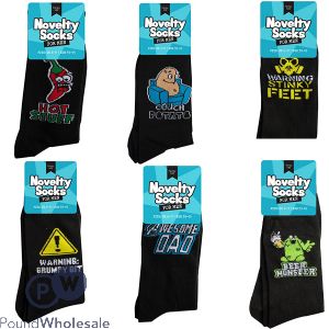 FARLEY MILL MEN&#039;S SIZE 6-11 NOVELTY SOCKS ASSORTED