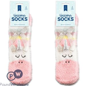 FAIRY MILL KIDS UNICORN 3D COSY SOCKS ASSORTED SIZES