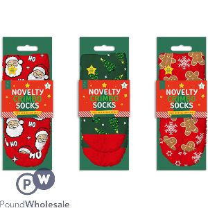 Farley Mill Men's Novelty Cosy Christmas Socks 2 Pack Assorted