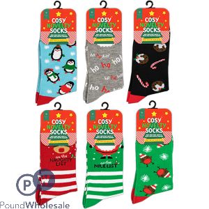 Farley Mill Ladies Novelty Christmas Socks Assorted