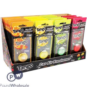 Tango Car Air Freshener Cdu Assorted Fragrances