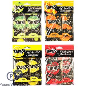 Tango Card Car Air Freshener 2 Pack CDU Assorted Fragrances