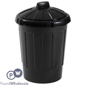 Dust Bin Black 80L