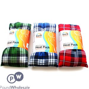 THERMAL TARTAN HEAT PACK ASSORTED COLOURS
