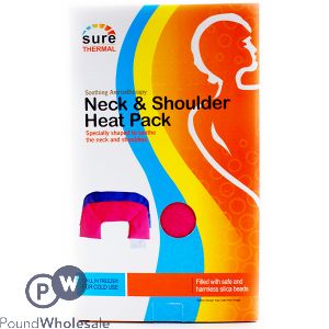 Thermal Neck &amp; Shoulder Heat Pack Assorted Colours