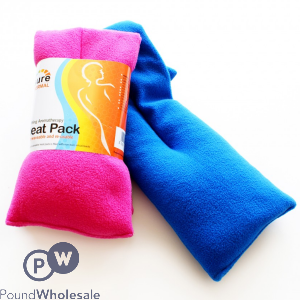Sure Thermal Microwaveable Reusable Fleece Heat Pack Assorted Colours
