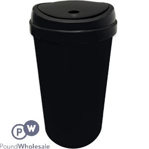 Black Touch Lid Household Bin 50l