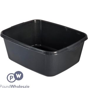 Eco Rectangular Washing Up Bowl Graphite 11l
