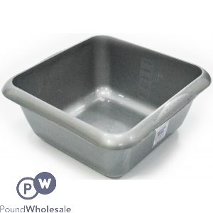 Square Bowl Silver 7l