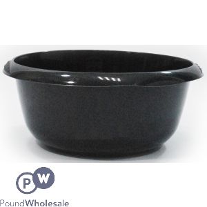 ROUND BOWL GRAPHITE 8L