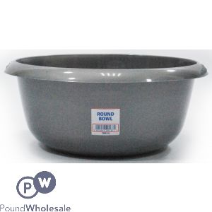 ROUND BOWL SILVER 8L