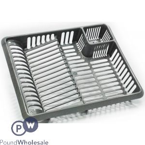 Large Dish Drainer Silver