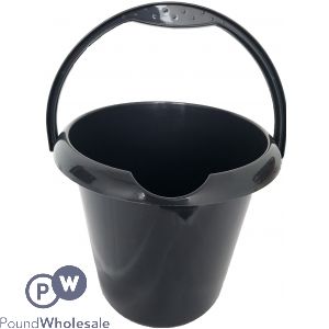 ROUND BUCKET GRAPHITE 5L