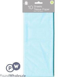 Giftmaker Light Blue Tissue Paper 10 Sheets 50cm X 70cm