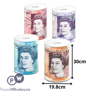 Sterling Money Tins Xl Assorted 19.8cm X 30cm