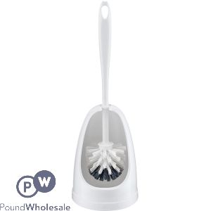 Tonkita Master Toilet Brush Set In White