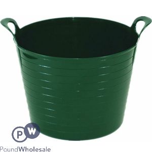 Green Plastic Flexi Tub 26l