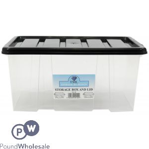 PLASTIC STORAGE BOX WITH LID MIDI 7LTR