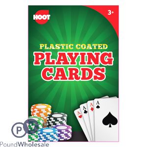 Hoot Plastic-coated Playing Cards Cdu