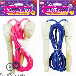 HOOT SKIPPING ROPE 2.4M ASSORTED COLOURS