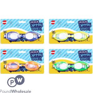 Hoot Children's Swimming Goggles Assorted Colours