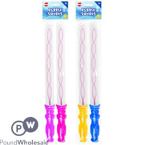 HOOT BUBBLE SWORDS ASSORTED COLOUR 2 PACK