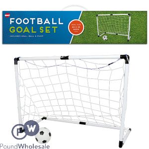 HOOT FOOTBALL GOAL SET 82CM X 55CM